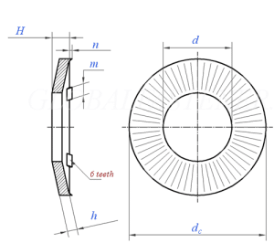 contact washer