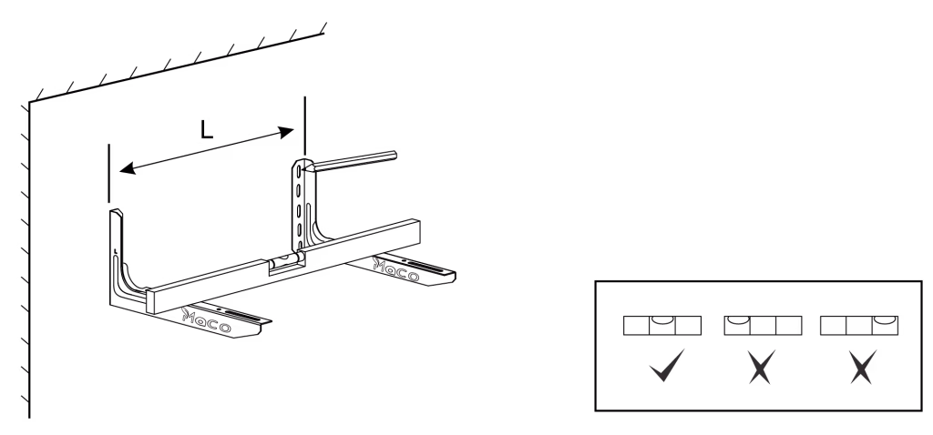 Guía de instalación del soporte para aire acondicionado DIY Guía de instalación del soporte AC