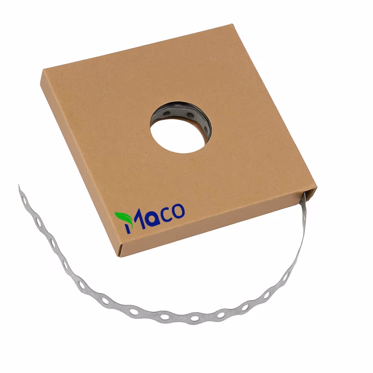 Perforiertes Stahlband 17mm maco Kartonspender Stahlband